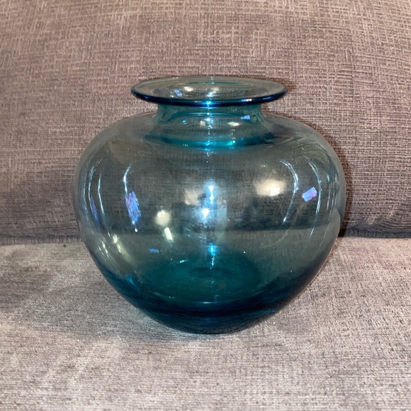 Vase Goebel Spirulina, porcelaine biscuit, turquoise, 40 cm, 23123501